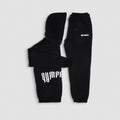 Phantom Warm-Up Set - Black/White Fleece Joggers and Hoodie for All Seasons T-Shirts, Sweatshirt | CiraTrend.com