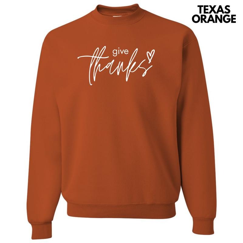 White Give Thanks Sweatshirt 'NLB' T-Shirts, Hoodie | CiraTrend.com