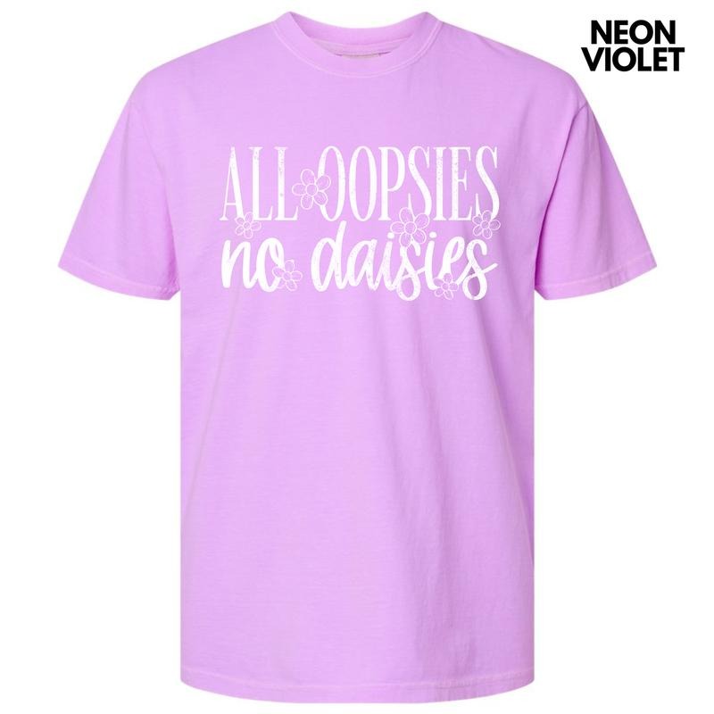 White Oopsie Daisies Comfort Colors T-Shirt 'NLB' Hoodie, Sweatshirt | CiraTrend.com