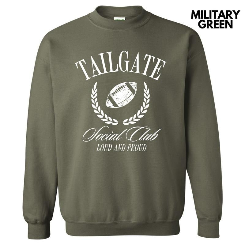White Tailgate Social Club Sweatshirt 'NLB' T-Shirts, Hoodie | CiraTrend.com