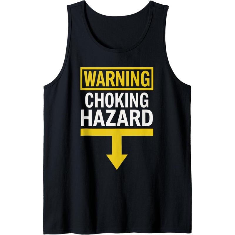 White Trash Party Attire Men Warning Choking Hazard Tank Top T-Shirts, Hoodie, Sweatshirt | CiraTrend.com