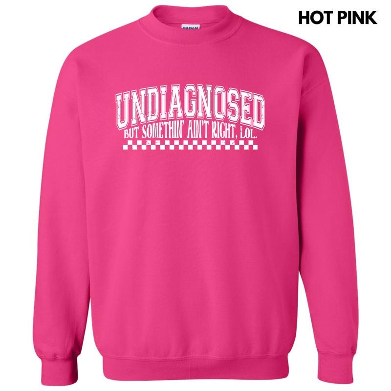 White Undiagnosed Sweatshirt 'NLB' T-Shirts, Hoodie | CiraTrend.com