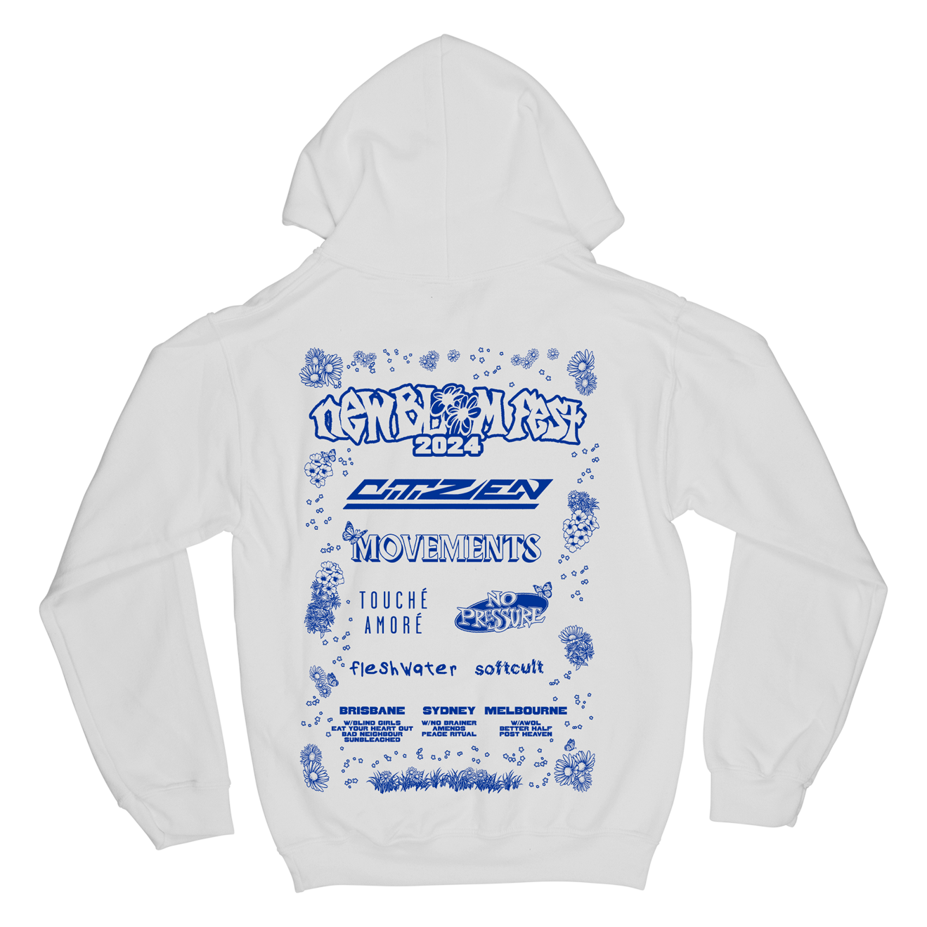 "Lineup (White Marle)" Hoodie T-Shirts, Sweatshirt | CiraTrend.com (Image 2)