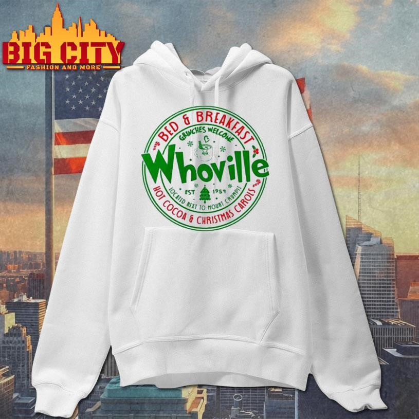Whoville Bed and Breakfast Shirt Vintage Grinch Holiday Shirt