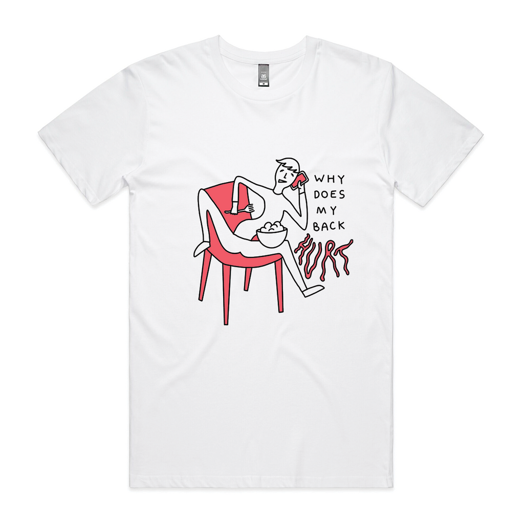 Why Does My Back Hurt Tee Hoodie, Sweatshirt | CiraTrend.com (Image 2)