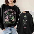Wicked Together We're Unlimited Sweatshirt, Defying Gravity Broomstick Magic Wand Shirt, Wicked Movie Tee Shirt, Wizard...