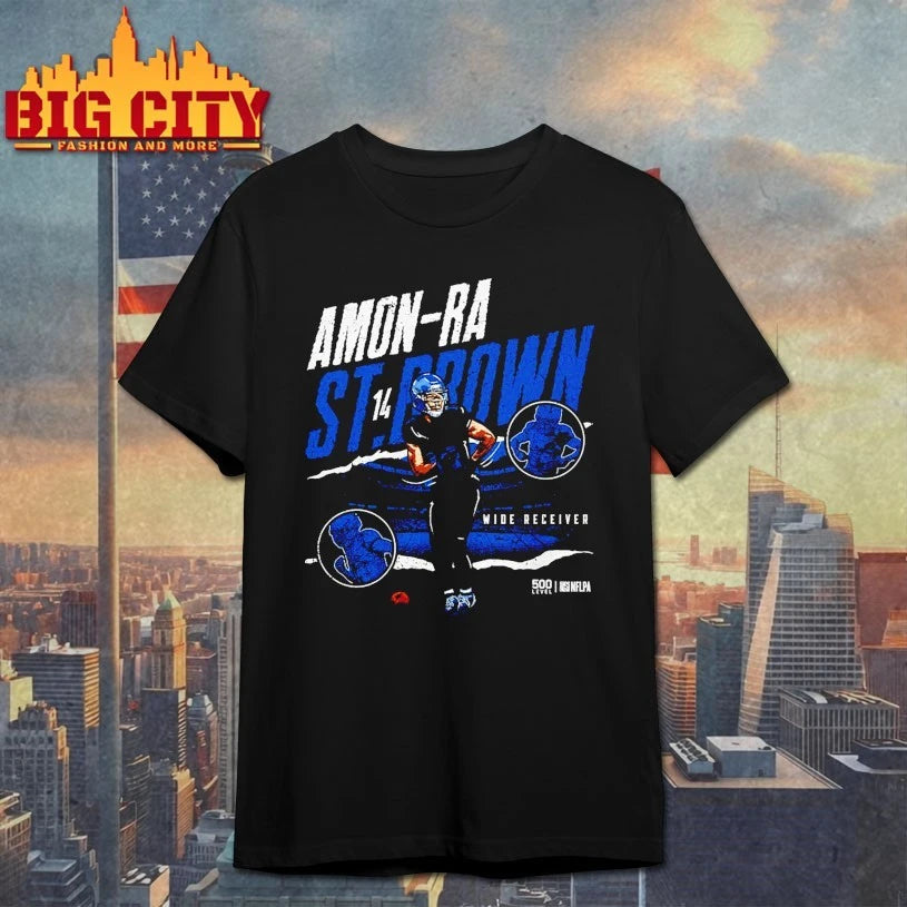Wide Receiver Amon-Ra St. Brown Detroit Celly shirt