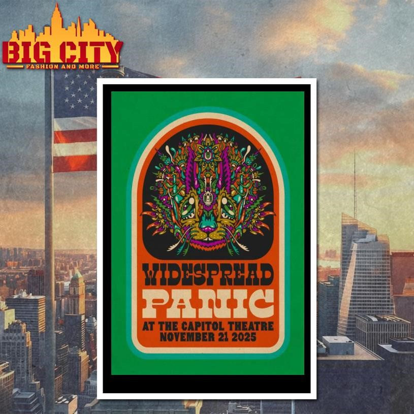 Widespread Panic Capitol Theatre in Port Chester NY November 21 2025 Poster Shirt