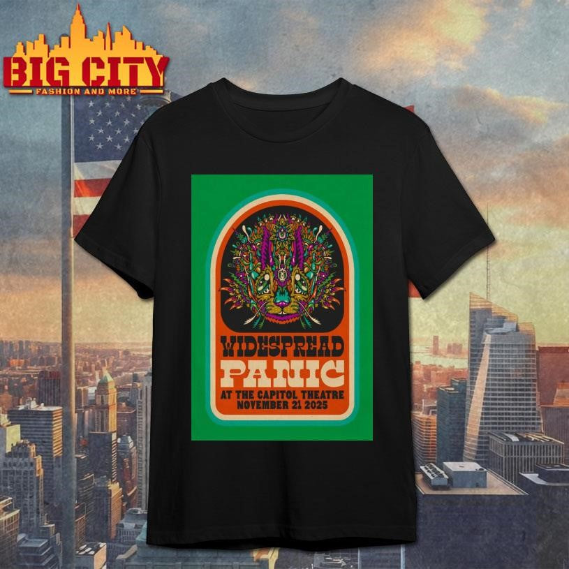 Widespread Panic Capitol Theatre in Port Chester NY November 21 2025 Poster Shirt