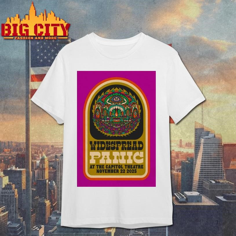 Widespread Panic Capitol Theatre in Port Chester NY November 22 2025 Poster Shirt