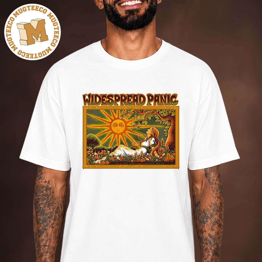 Widespread Panic Event Poster At Hayden Homes Amphitheater On July 10 11 2026 Unisex T Shirt