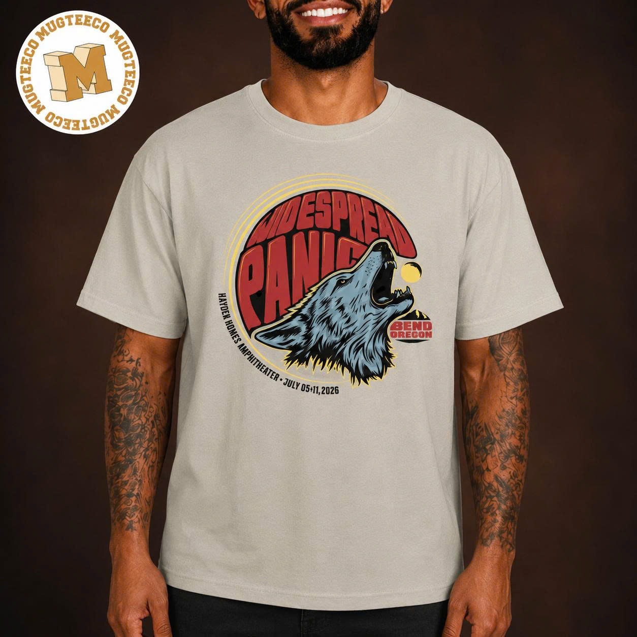 Widespread Panic Event Tee At Hayden Homes Amphitheater On July 10 11 2026 Wolf Unisex T Shirt
