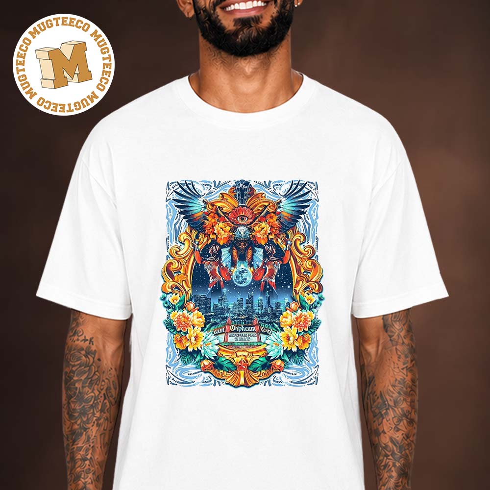 Widespread Panic Los Angeles CA 2026 Event Poster At Orpheum Theatre On July 23 24 And 25 2026 Unisex T Shirt