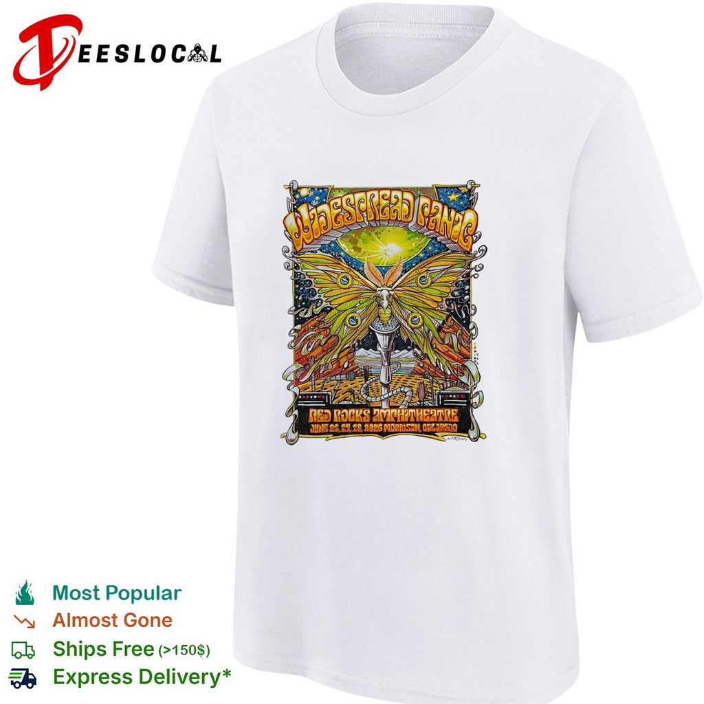 Widespread Panic Morrison Colorado at Red Rocks Amphitheatre From June 26 To 28 2026 shirt