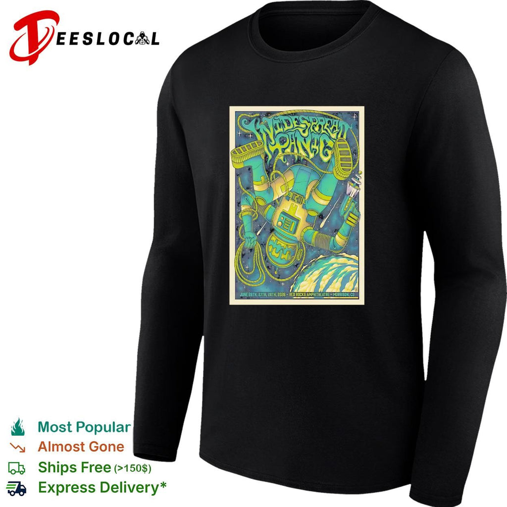 Widespread Panic Red Rocks Amphitheatre falling astronaut June 2026 shirt