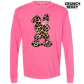 Wild Floral Bunny Long Sleeve Comfort Colors T-Shirt 'NLB' Hoodie, Sweatshirt | CiraTrend.com