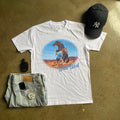WILD WEST GRAPHIC HEAVYWEIGHT WHITE T-SHIRT Hoodie, Sweatshirt | CiraTrend.com (Image 1)