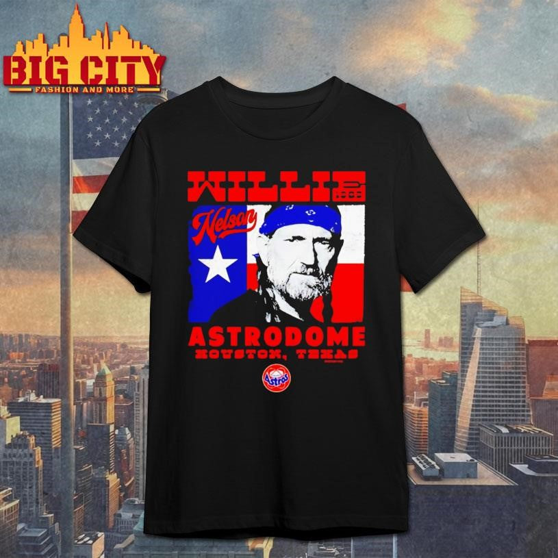 Willie Nelson x Houston Astros Astrodome vintage shirt