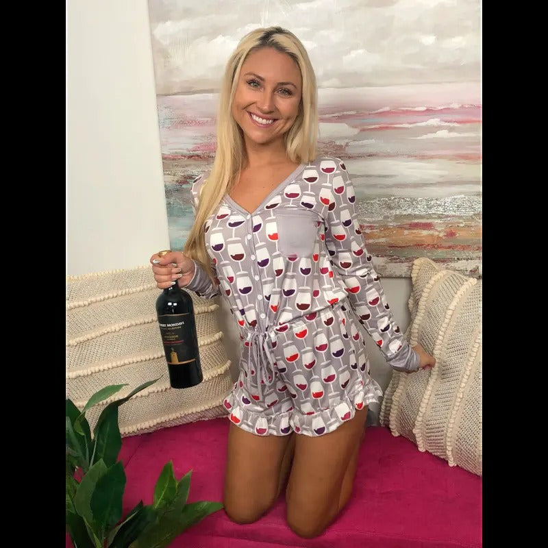 Wine Time Romper T-Shirts, Hoodie, Sweatshirt | CiraTrend.com