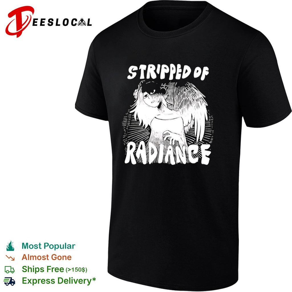 Winged character stripped of radiance shirt