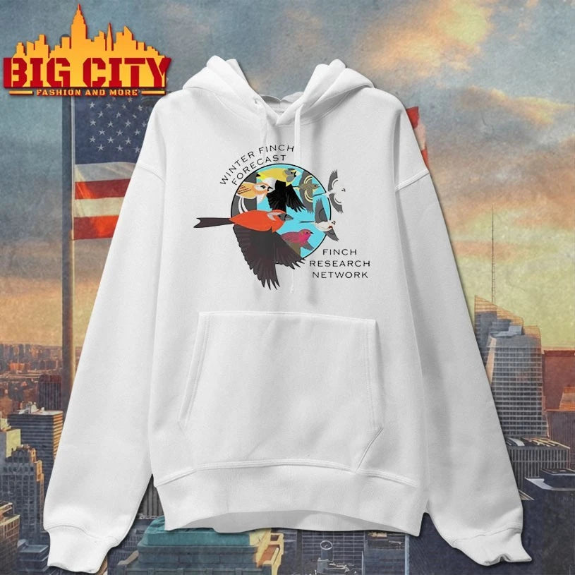 Winter Finch Forecast finch research network shirt