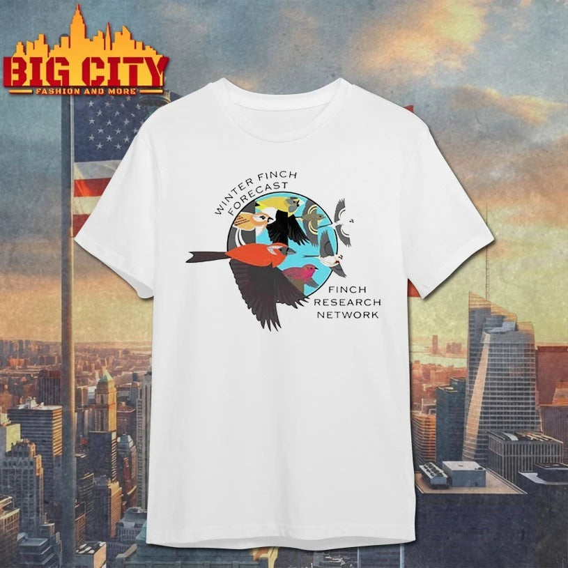 Winter Finch Forecast finch research network shirt