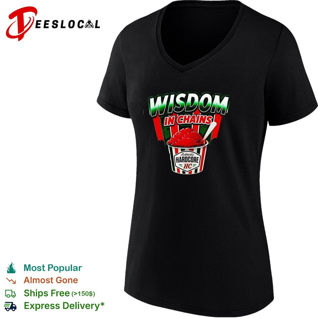 Wisdom in Chains authentic hardcore shaved ice shirt