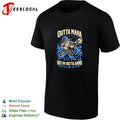 Wizard Gunner Outta Mana but not Outta Ammo Fantasy Role Playing Game nerd vintage shirt