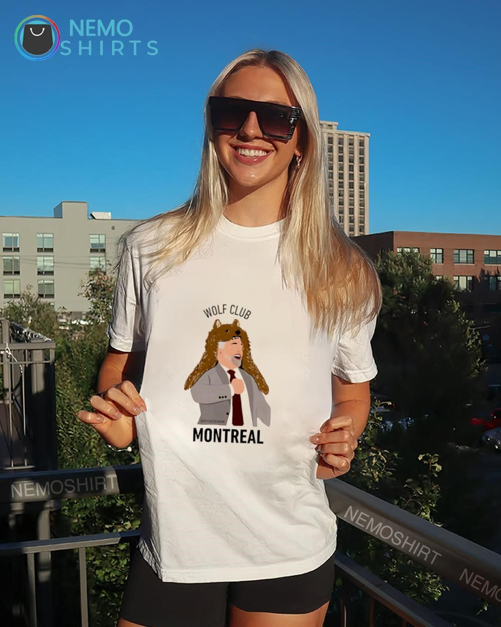 Wolf Man the Wolf of Montreal shirt