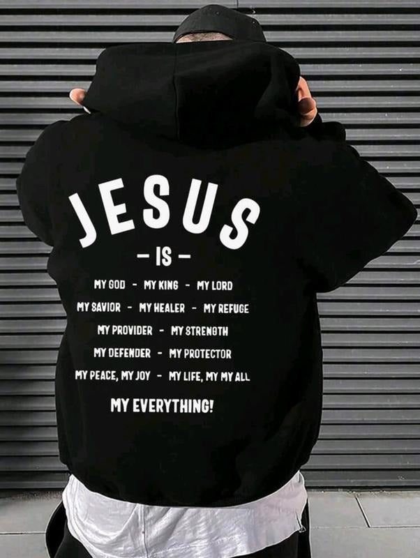 Jesus Is My Everything Hoodie/Sweatshirt(No Hood)/T-Shirt, For Men/Women - Unisex Style, 100% Cotton, Pullover unisex hoodie