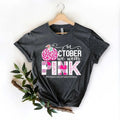 Women in October We Wear Pink Shirts, In October we Wear Pink Shirt, Breast Cancer Shirt, Hoodie, Sweatshirt | CiraTrend.com