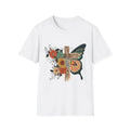 Women's Cross Faith T Shirt Cute Short Sleeve Butterflies Flowers Graphic Tees Casual Loose Summer Tops Hoodie, Sweatshirt