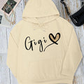 Women's Heart & Letter Print Drop Shoulder Hoodie, Fashion Casual Pocket Hooded Sweatshirt for Daily Holiday Outdoor...