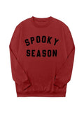 Women's Letter Print Crew Neck Sweatshirt, Casual Long Sleeve Pullover Sweatshirt for Fall & Winter, Ladies Clothes for...