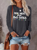 Women's Letter Print Round Neck Sweatshirt, Casual Long Sleeve Crew Neck Pullover for Fall & Winter, Women's Clothes for...