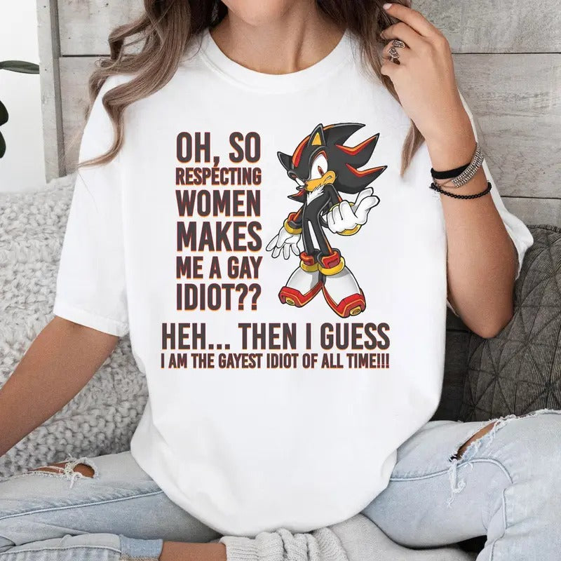 Women's Rights Shirt, Hedgehog Shadow T-shirt, Japanese Anime Hero Hoodie, Sweatshirt | CiraTrend.com