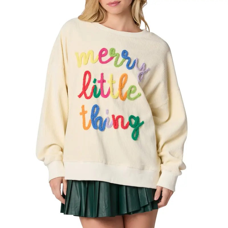 Women's Spring Autumn Loose Sweatshirt Long Sleeve Round Neck Letter Embroidery Pullover T-Shirts, Hoodie | CiraTrend.com