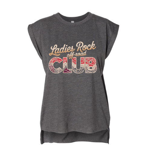 Women's LROC Flowly Rolled Cuffs Muscle Tee-BELLA + CANVAS Hoodie, Sweatshirt | CiraTrend.com (Image 1)
