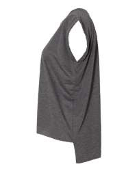 Women's LROC Flowly Rolled Cuffs Muscle Tee-BELLA + CANVAS Hoodie, Sweatshirt | CiraTrend.com (Image 2)