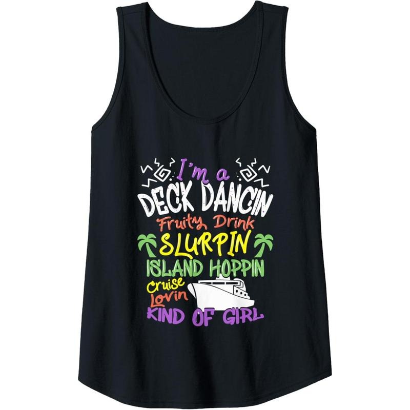 Womens Cruise Ship Loving Kind of Girl - Cruising Tank Top Made in USA T-Shirts, Hoodie, Sweatshirt | CiraTrend.com
