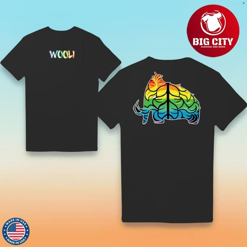 Wooli MMIII Rainbow Mammoth Two Sided Shirt