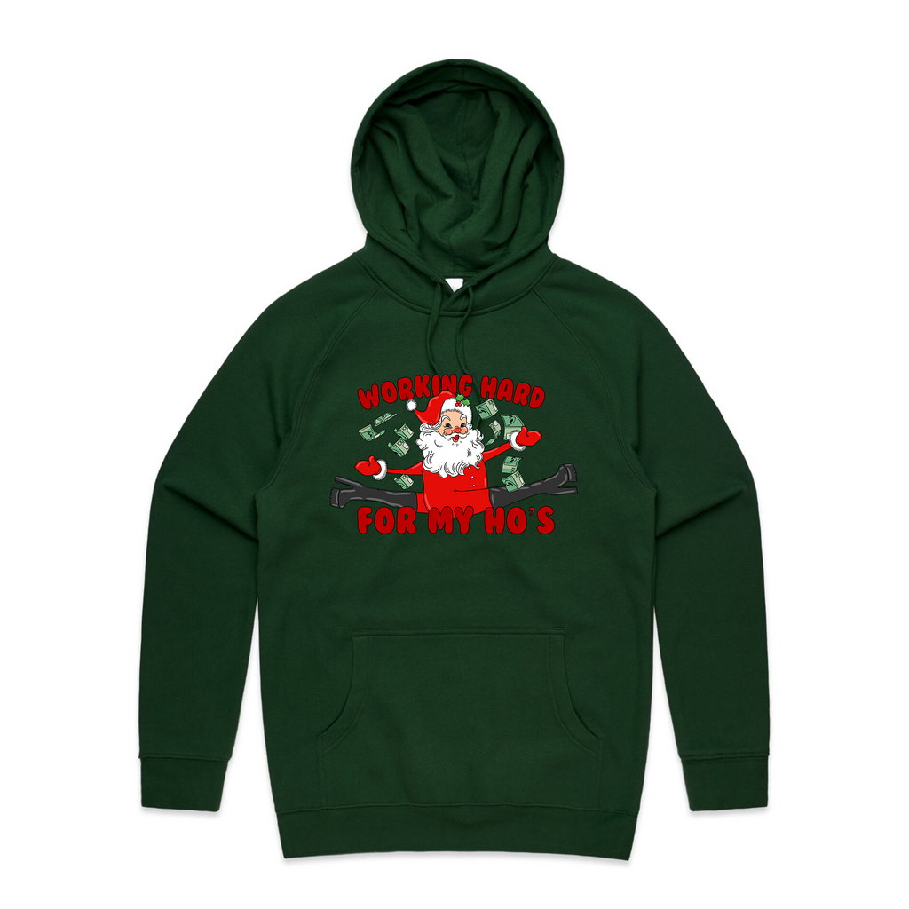 Working Hard For My Ho's Hoodie T-Shirts, Sweatshirt | CiraTrend.com (Image 1)