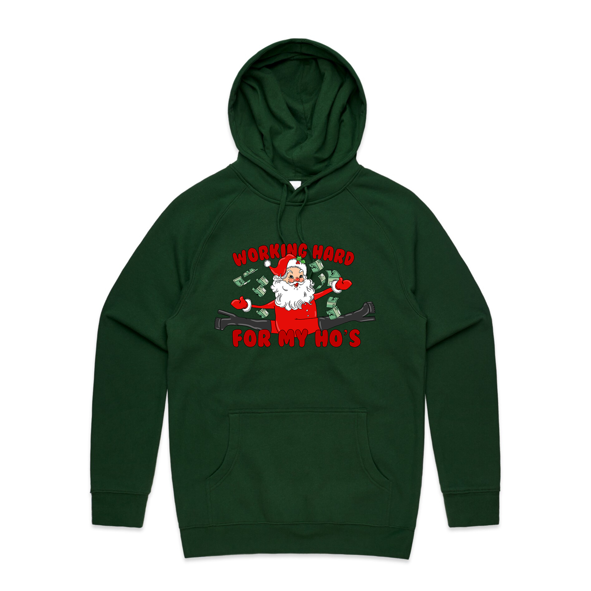 Working Hard For My Ho's Hoodie T-Shirts, Sweatshirt | CiraTrend.com (Image 1)