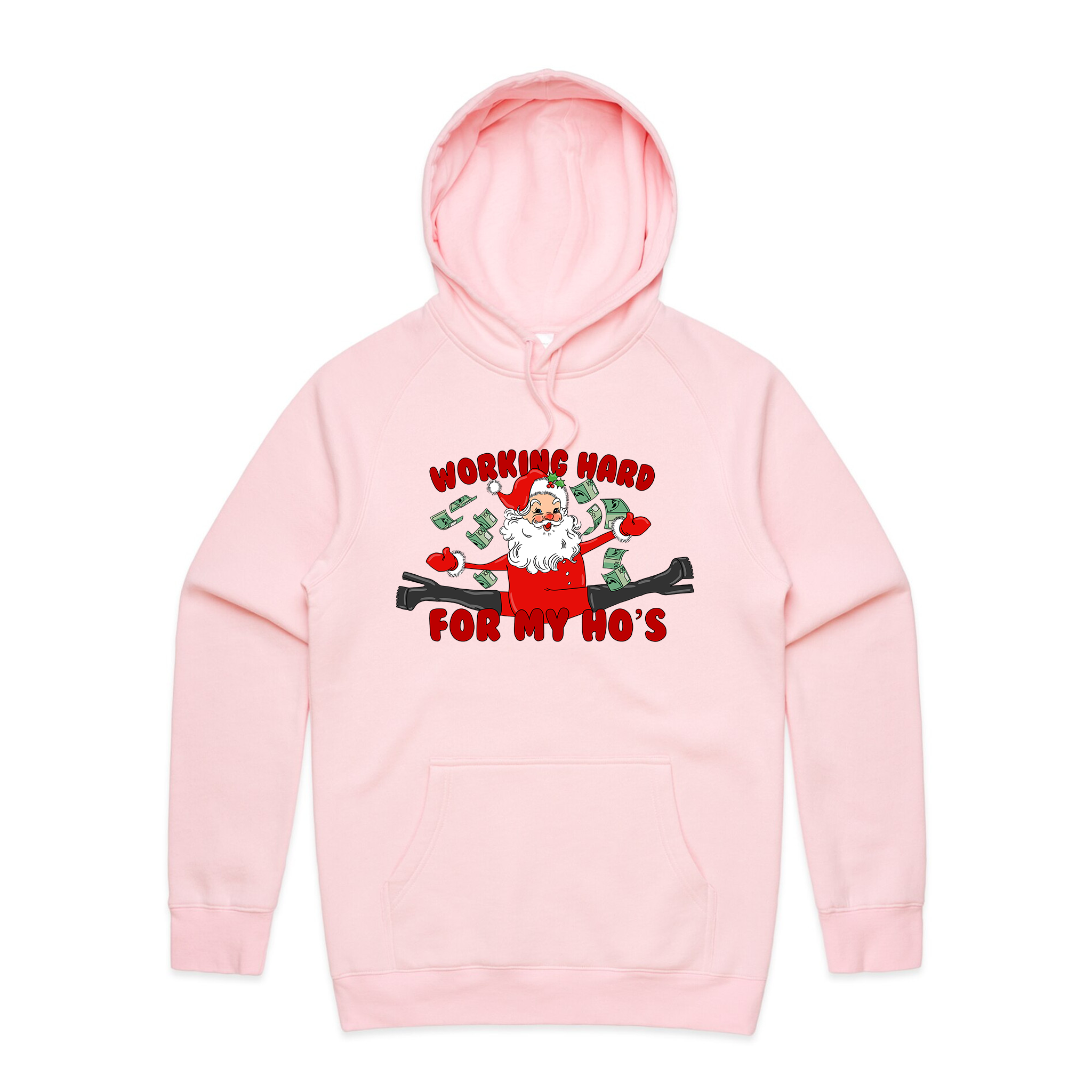 Working Hard For My Ho's Hoodie T-Shirts, Sweatshirt | CiraTrend.com (Image 2)