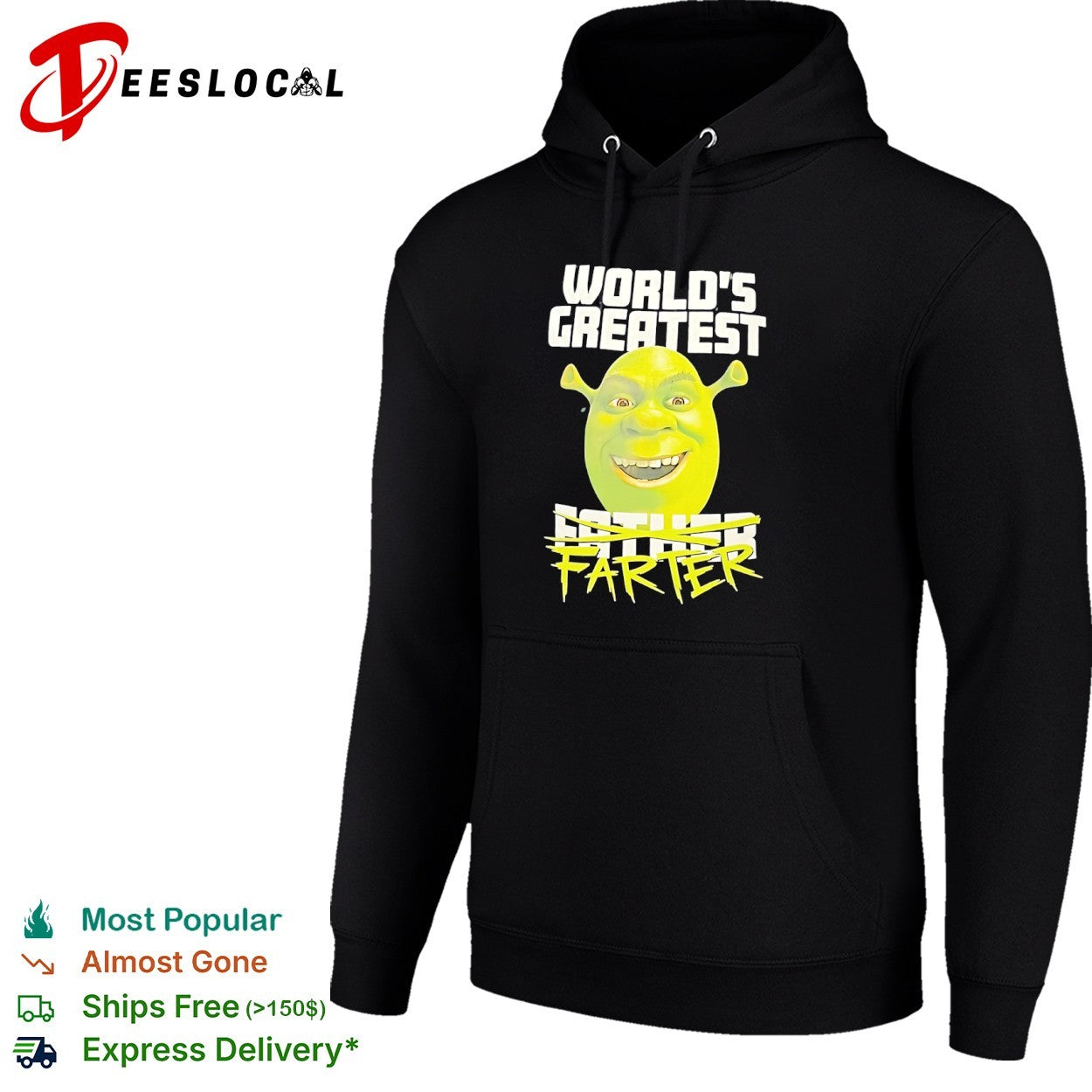 Worlds Greatest Farter Funny Shrek Meme Fathers Day Dad Joke Shirt
