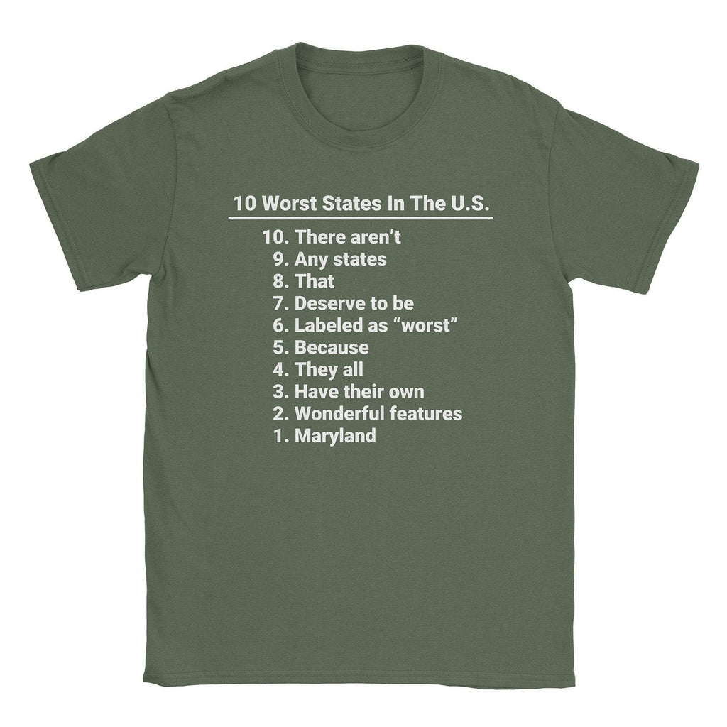 Worst States T-Shirt Hoodie, Sweatshirt | CiraTrend.com (Image 5)