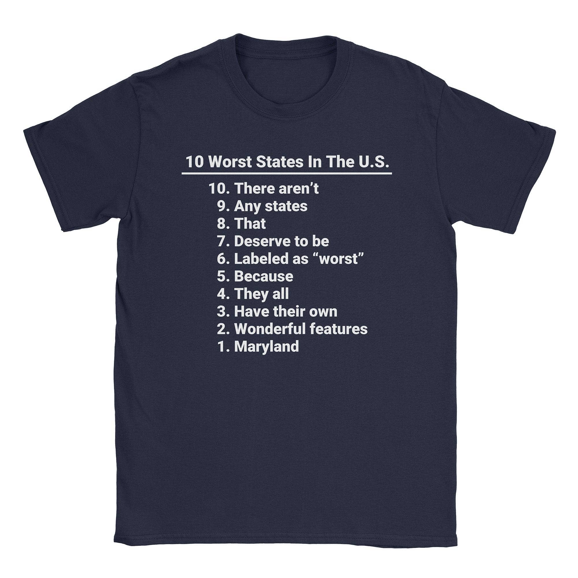 Worst States T-Shirt Hoodie, Sweatshirt | CiraTrend.com (Image 4)
