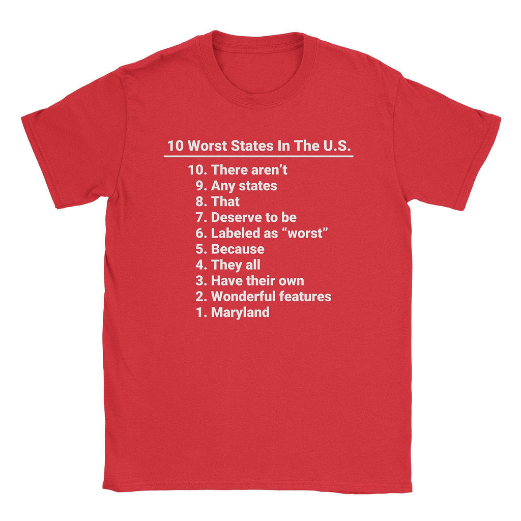 Worst States T-Shirt Hoodie, Sweatshirt | CiraTrend.com (Image 3)