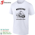Wrenching because murder is wrong vintage shirt