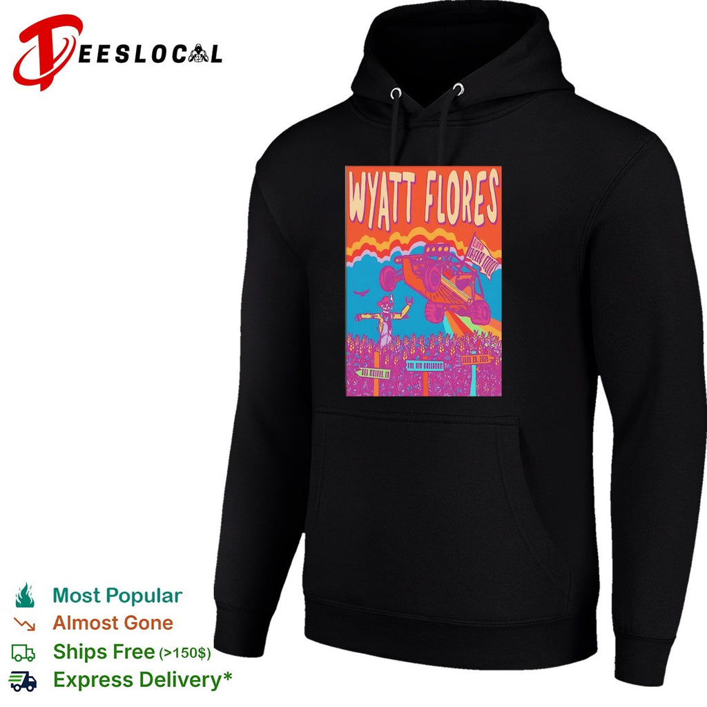 Wyatt Flores Des Moines Iowa 2026 poster shirt